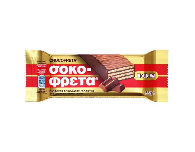 ΙΟΝ ΣΟΚΟΦΡΕΤΑ ΣΟΚΟΛΑΤΑ ΓΑΛΑΚΤΟΣ 38gr