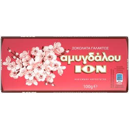 ΙΟΝ ΣΟΚΟΛΑΤΑ ΓΑΛΑΚΤΟΣ ΑΜΥΓΔΑΛΟΥ 100gr