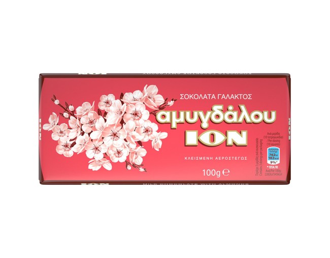 ΙΟΝ ΣΟΚΟΛΑΤΑ ΓΑΛΑΚΤΟΣ ΑΜΥΓΔΑΛΟΥ 100gr