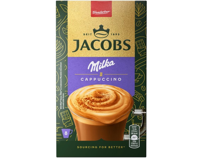 JACOBS MILKA CAPPUCCINO 8x15.8gr