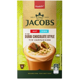 JACOBS CAPPUCCINO DUBAI CHOCOLATE 8x15gr