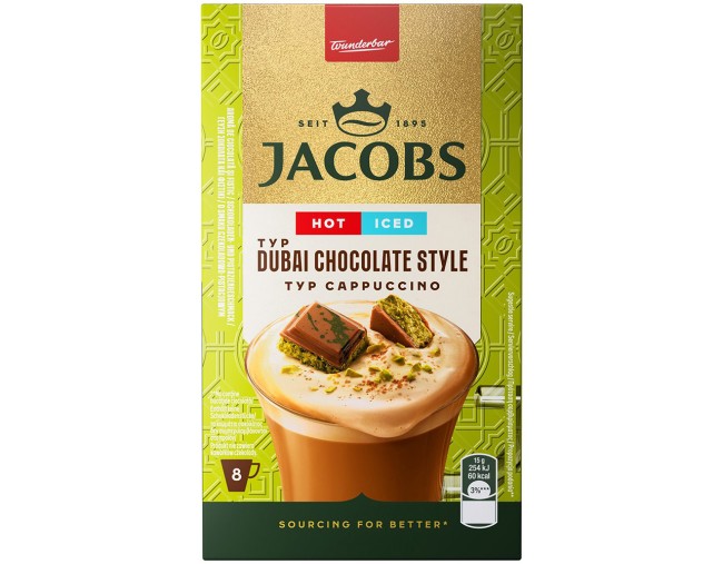 JACOBS CAPPUCCINO DUBAI CHOCOLATE 8x15gr