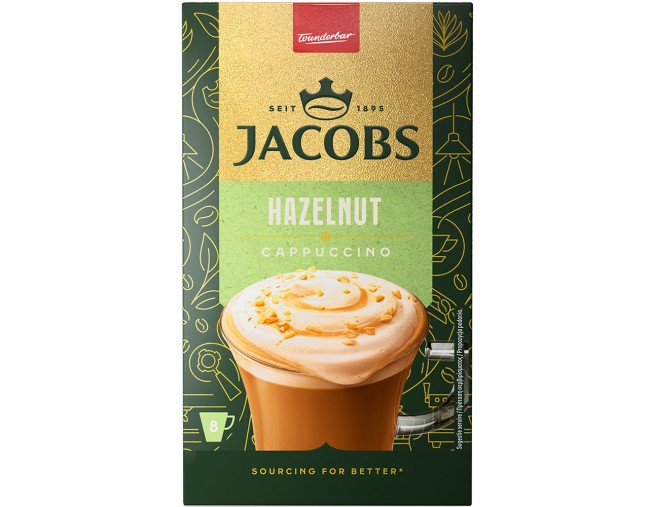 JACOBS CAPPUCCINO HAZELNUT 8x17.8gr
