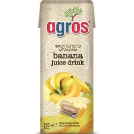 AGROS ΦΡΟΥΤΟΠΟΤΟ ΜΠΑΝΑΝΑ 250gr