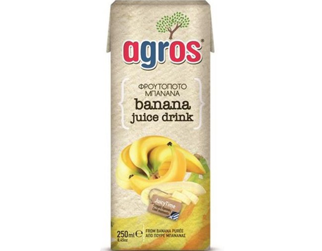 AGROS ΦΡΟΥΤΟΠΟΤΟ ΜΠΑΝΑΝΑ 250gr