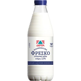 ΔΕΛΤΑ ΦΡΕΣΚΟ ΓΑΛΑ ΕΛΛΗΝΙΚΟ 3,5% ΛΙΠΑΡΑ 1Lt ΔΕΛΤΑ ΦΡΕΣΚΟ ΓΑΛΑ ΕΛΛΗΝΙΚΟ 3,5% ΛΙΠΑΡΑ 1Lt