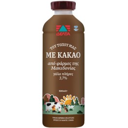 ΔΕΛΤΑ ΤΟΥ ΤΟΠΟΥ ΜΑΣ ΓΑΛΑ ΜΕ ΚΑΚΑΟ 3,7% 500ml ΔΕΛΤΑ ΤΟΥ ΤΟΠΟΥ ΜΑΣ ΓΑΛΑ ΜΕ ΚΑΚΑΟ 3,7% 500ml