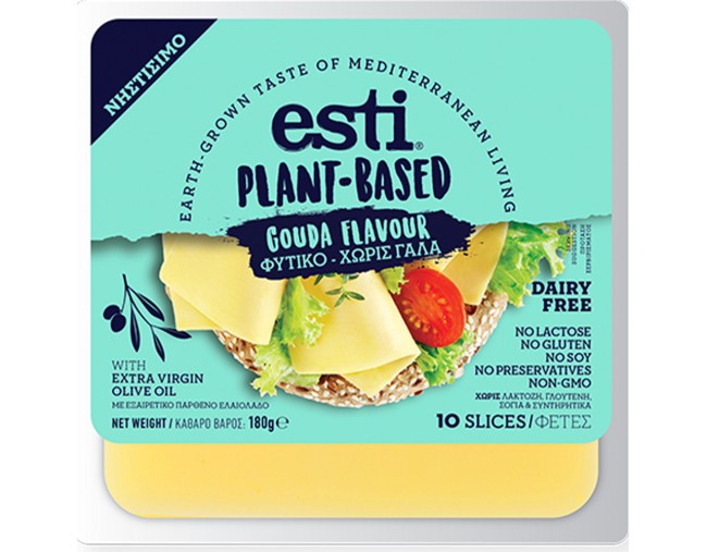 ESTI PLANT-BASED ΤΥΡΙ  GOUDA 10 ΦΕΤΕΣ 180gr