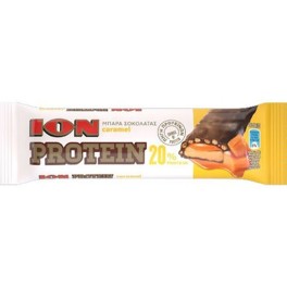ION PROTEIN 20% ΜΠΑΡΑ ΣΟΚΟΛΑΤΑΣ ΜΕ ΚΑΡΑΜΕΛΑ 50gr ION PROTEIN 20% ΜΠΑΡΑ ΣΟΚΟΛΑΤΑΣ ΜΕ ΚΑΡΑΜΕΛΑ 50gr