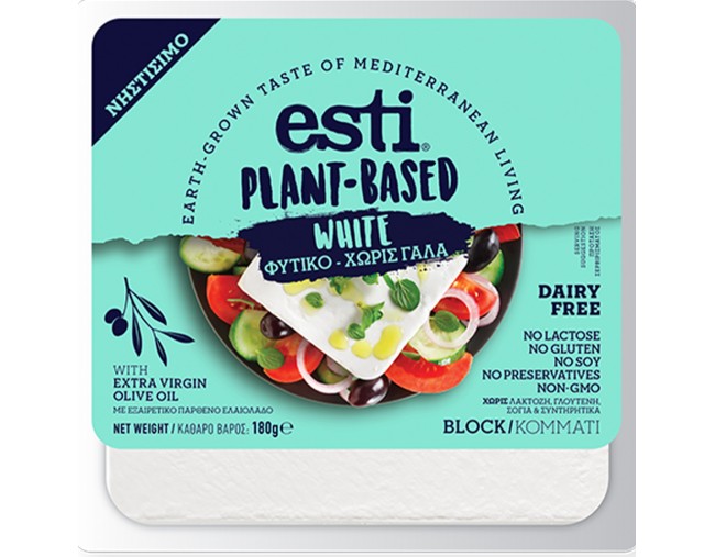ESTI PLANT-BASED ΛΕΥΚΟ ΤΥΡΙ ΚΟΜΜΑΤΙ 180gr