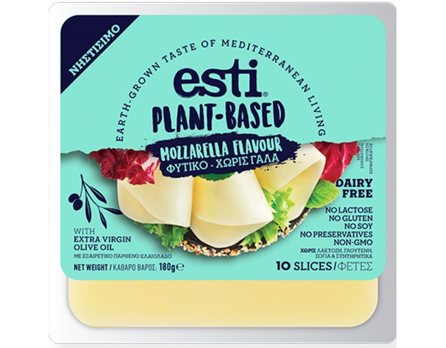 ESTI PLANT-BASED ΤΥΡΙ MOZZARELLA 10 ΦΕΤΕΣ 180gr