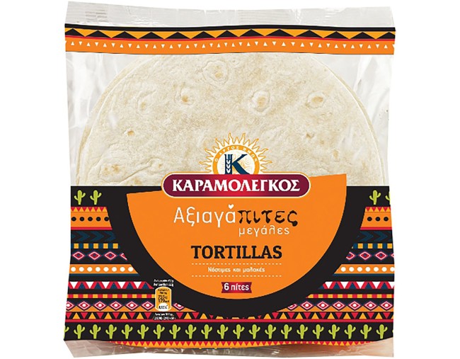 ΚΑΡΑΜΟΛΕΓΚΟΣ ΑΞΙΑΓΑΠΙΤΕΣ TORTILLAS  6τεμ 375gr
