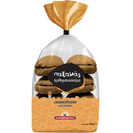 ΚΑΡΑΜΟΛΕΓΚΟΣ ΠΑΞΑΜΑΣ ΚΡΙΘΑΡΟΚΟΥΛΟΥΡΑ 400gr ΚΑΡΑΜΟΛΕΓΚΟΣ ΠΑΞΑΜΑΣ ΚΡΙΘΑΡΟΚΟΥΛΟΥΡΑ 400gr