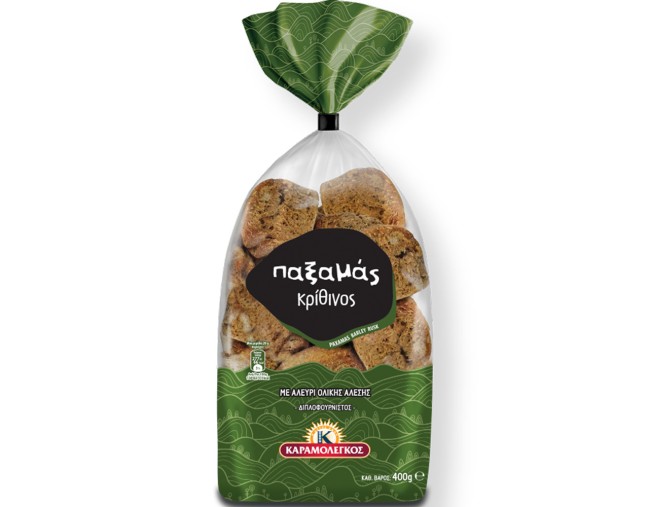 ΚΑΡΑΜΟΛΕΓΚΟΣ ΠΑΞΑΜΑΣ ΚΡΙΘΙΝΟΣ 400gr