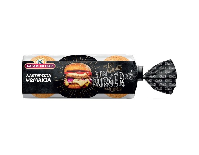 ΚΑΡΑΜΟΛΕΓΚΟΣ ΨΩΜΙ ΓΙΑ BURGER ΣΙΤΟΥ 480gr