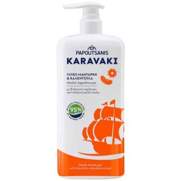 PAPOUTSANIS KARAVAKI ΑΦΡΟΛΟΥΤΡΟ ΜΑΝΤΑΡΙΝΙ & ΚΑΛΕΝΤΟΥΛΑ 750ml
