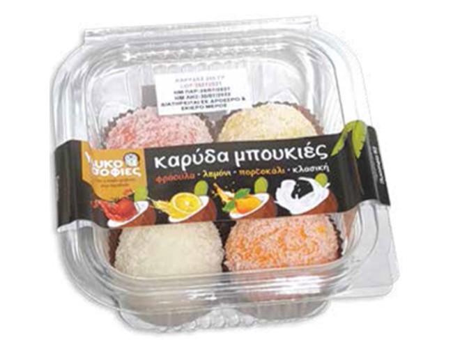 ΓΛΥΚΟΣΟΦΙΕΣ ΚΑΡΥΔΕΣ ΜΠΟΥΚΙΤΣΕΣ 200gr