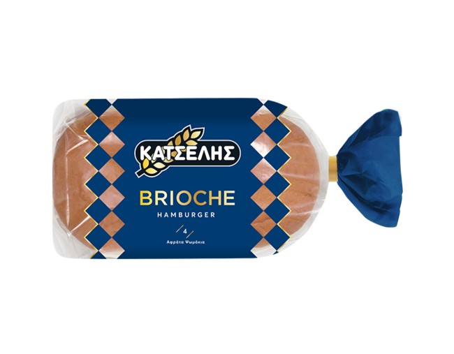 ΚΑΤΣΕΛΗΣ ΨΩΜΑΚΙΑ BRIOCHE HAMBURGER 4τμχ 380gr