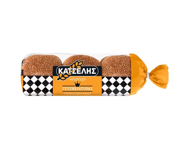 ΚΑΤΣΕΛΗΣ ΓΕΥΣΗΚΡΑΤΟΡΑΣ ΨΩΜΙ ΓΙΑ BURGER ΣΙΤΟΥ 480gr