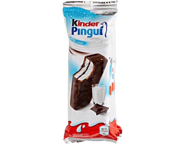 KINDER PINGUI ΚΕΙΚ ME ΓΑΛΑ & ΣΟΚΟΛΑΤΑ 4Χ30gr