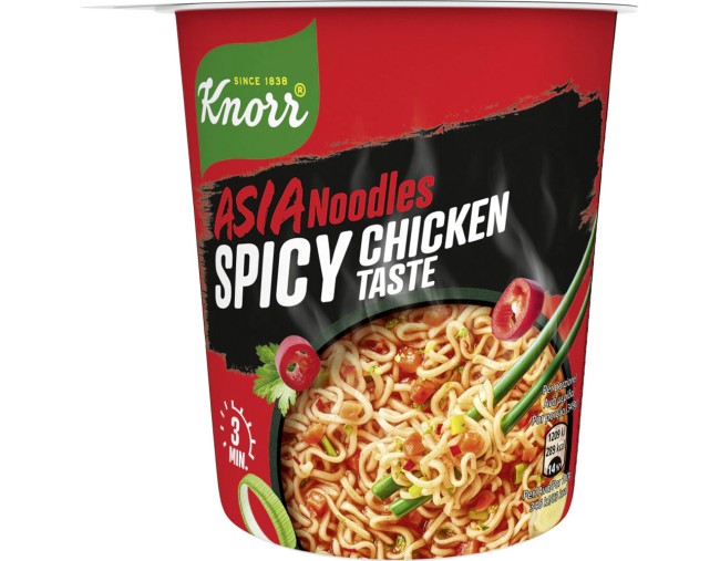 KNORR ASIA NOODLES SPICY CHICKEN TASTE 65gr
