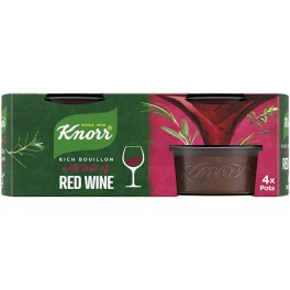 KNORR ΣΠΙΤΙΚΟΣ ΖΩΜΟΣ RED WINE 4x26gr KNORR ΣΠΙΤΙΚΟΣ ΖΩΜΟΣ RED WINE 4x26gr