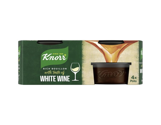 KNORR ΣΠΙΤΙΚΟΣ ΖΩΜΟΣ WHITE WINE 4x26gr