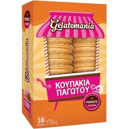 GELATOMANIA ΚΟΥΠΑΚΙΑ ΠΑΓΩΤΟΥ 18τμχ 75gr