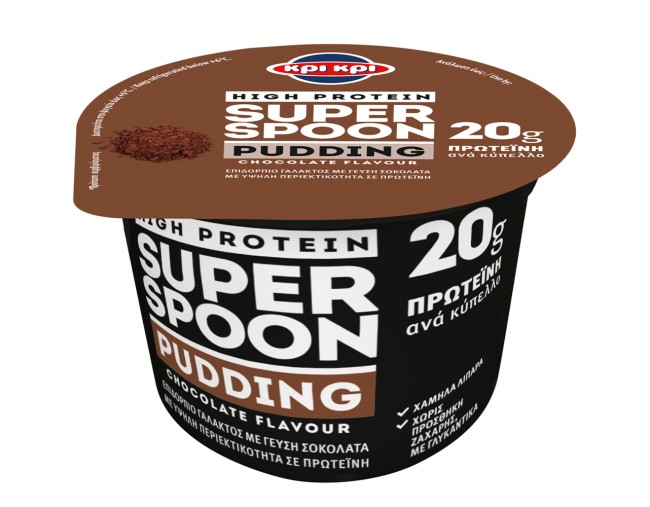 ΚΡΙ ΚΡΙ SUPER SPOON PUDDING ΕΠΙΔΟΡΠΙΟ ΓΑΛΑΚΤΟΣ ΜΕ ΓΕΥΣΗ ΣΟΚΟΛΑΤΑ 200gr