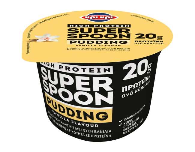 ΚΡΙ ΚΡΙ SUPER SPOON HIGH PROTEIN PUDDING VANILLA FLAVOUR 20gr