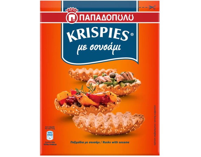 ΠΑΠΑΔΟΠΟΥΛΟΥ KRISPIES ΣΟΥΣΑΜΙ 200gr