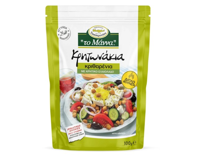 ΤΟ ΜΑΝΝΑ ΚΡΗΤΩΝΑΚΙΑ ΚΡΙΘΑΡΕΝΙΑ ΜΕ ΚΡΗΤΙΚΟ ΕΛΑΙΟΛΑΔΟ 100gr