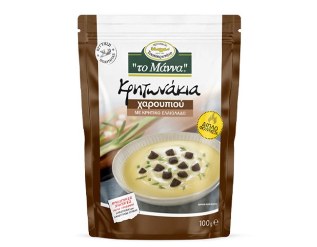 TO MANNA ΚΡΗΤΩΝΑΚΙΑ ΧΑΡΟΥΠΙΟΥ ΜΕ ΕΛΑΙΟΛΑΔΟ 100gr