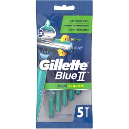 GILLETTE BLUE II PLUS SLALOM ΞΥΡΑΦΑΚΙΑ PLUS 5τμχ