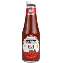 KYKNOS KETCHUP ΠΙΚΑΝΤΙΚΗ ΓΥΑΛΙΝΟ 330gr