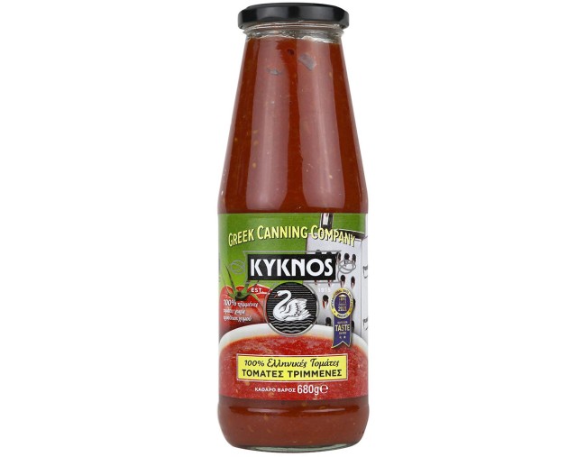 KYKNOS ΤΟΜΑΤΕΣ ΤΡΙΜΜΕΝΕΣ 680gr