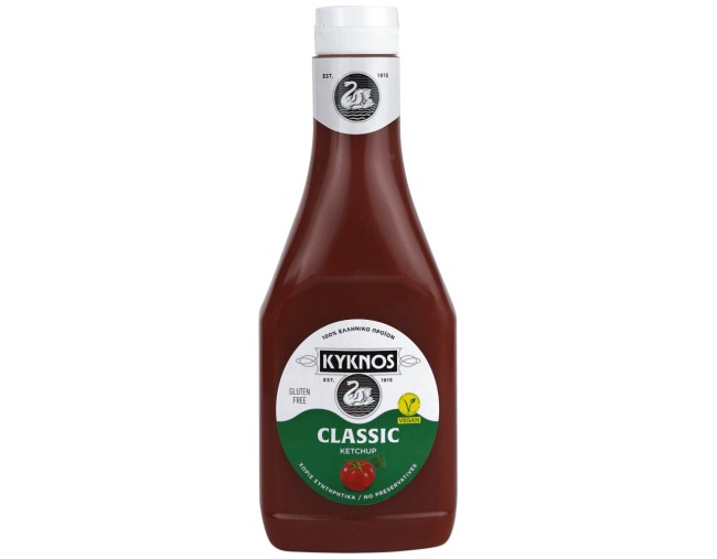KYKNOS KETCHUP ΧΩΡΙΣ ΓΛΟΥΤΕΝΗ 560gr