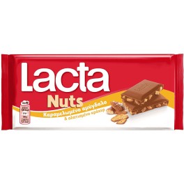 LACTA NUTS ΚΑΡΑΜΕΛΩΜΕΝΟ ΑΜΥΓΔΑΛΟ 85gr LACTA NUTS ΚΑΡΑΜΕΛΩΜΕΝΟ ΑΜΥΓΔΑΛΟ 85gr