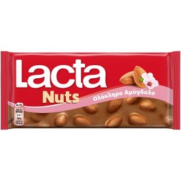 LACTA NUTS ΟΛΟΚΛΗΡΑ ΑΜΥΓΔΑΛΑ 100gr LACTA NUTS ΟΛΟΚΛΗΡΑ ΑΜΥΓΔΑΛΑ 100gr