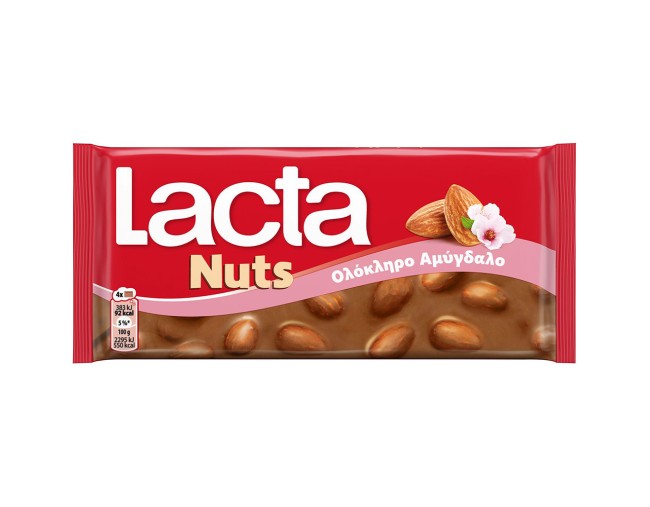 LACTA NUTS ΟΛΟΚΛΗΡΑ ΑΜΥΓΔΑΛΑ 100gr