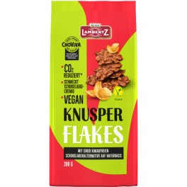LAMBERTZ KNUSPER FLAKES VEGAN CHOCO SNACK 200gr LAMBERTZ KNUSPER FLAKES VEGAN CHOCO SNACK 200gr
