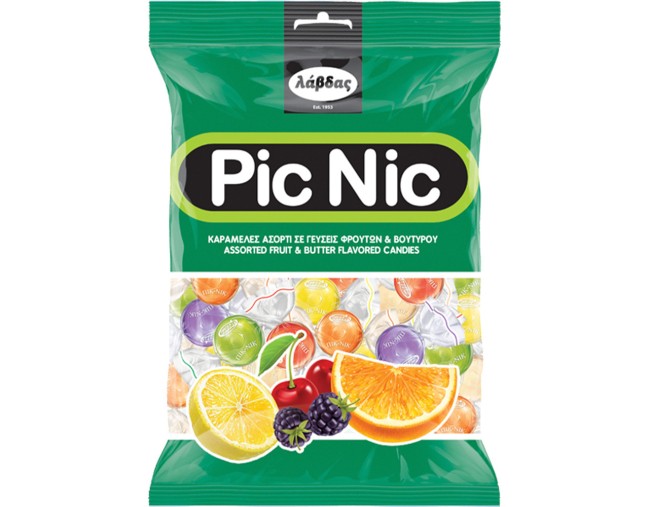 ΛΑΒΔΑΣ PIC NIC ΚΑΡΑΜΕΛΕΣ 250gr