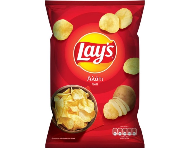 LAY'S ΠΑΤΑΤΑΚΙΑ ΜΕ ΑΛΑΤΙ 100gr