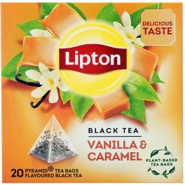 LIPTON VANILLA & CARAMEL 20 ΠΥΡΑΜΙΔΕΣ