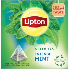 LIPTON GREEN TEA INTENSE MINT 20 ΠΥΡΑΜΙΔΕΣ