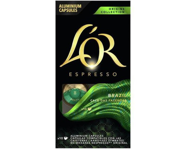 LOR ESPRESSO BRAZIL 10 ΚΑΨΟΥΛΕΣ 52gr