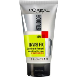 LOREAL STUDΙΟ GEL ΜΑΛΛΙΩΝ INVISΙ FIX 8 150ml LOREAL STUDΙΟ GEL ΜΑΛΛΙΩΝ INVISΙ FIX 8 150ml