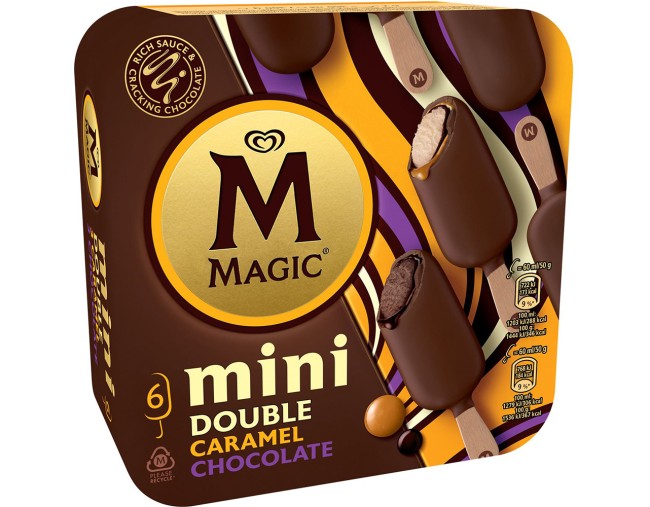 MAGIC ΞΥΛΑΚΙΑ DOUBLE CARAMEL CHOCOLATE 6x55ml ΕΒΔΟΜΑΔΙΑΙΕΣ ΠΡΟΣΦΟΡΕΣ