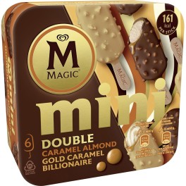 MAGIC ΞΥΛΑΚΙΑ DOUBLE CARAMEL ALMOND 6x55ml MAGIC ΞΥΛΑΚΙΑ DOUBLE CARAMEL ALMOND 6x55ml