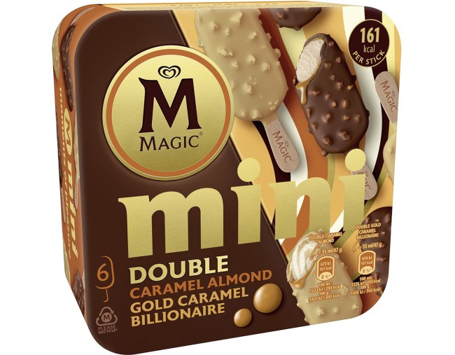 MAGIC ΞΥΛΑΚΙΑ DOUBLE CARAMEL ALMOND 6x55ml ΕΒΔΟΜΑΔΙΑΙΕΣ ΠΡΟΣΦΟΡΕΣ